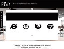 Tablet Screenshot of motoplexpiaggio.com